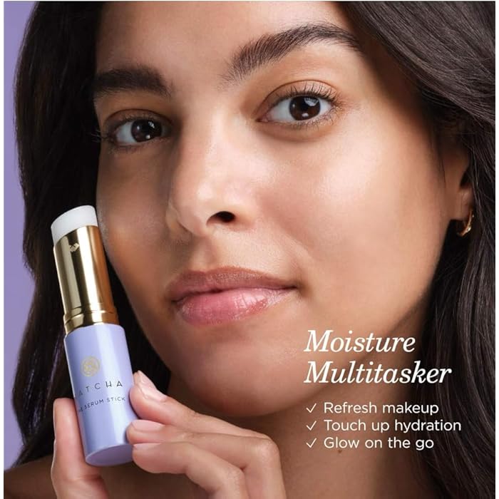 Tatcha The Serum Stick | Smooth Dry Fine Lines Instantly, Face & Eye Brightener Stick 8 G | 0.28 oz - Image 5